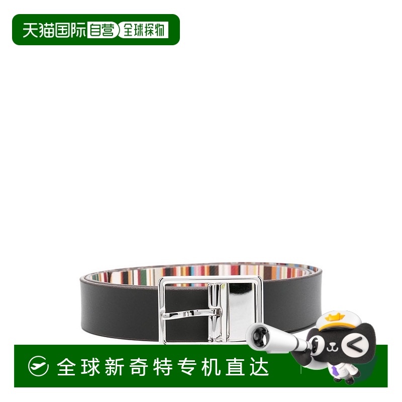 1h可退 香港直邮Paul Smith 保罗 史密斯 男士 黑色皮带 M1A8172D