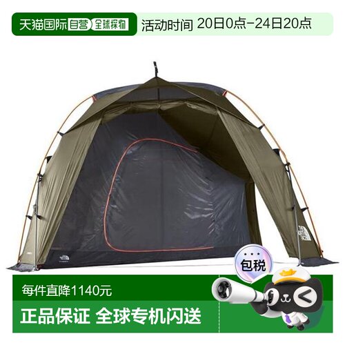 日本直邮THE NORTH FACE 埃瓦贝斯6半内帐帐篷 NV22207 K