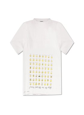 BALENCIAGA 女士T恤 787349TRVH79109 AW2024 白色