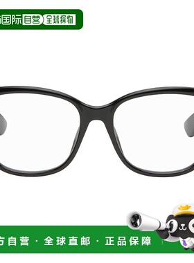 1h可退 香港直邮潮奢 Gucci 古驰 女士 黑色 Large Square Acetat