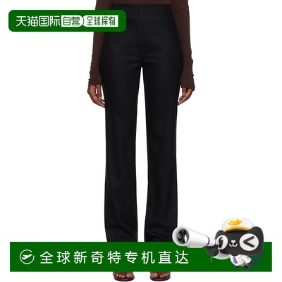 香港直邮潮奢 The Frankie Shop 女士 黑色 Morrison Long 长裤 B
