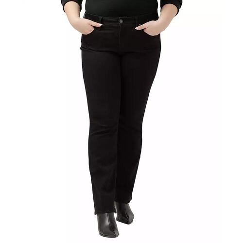 美国直邮Silver Jeans Co Plus Size Suki中腰曲线修身靴口牛仔裤