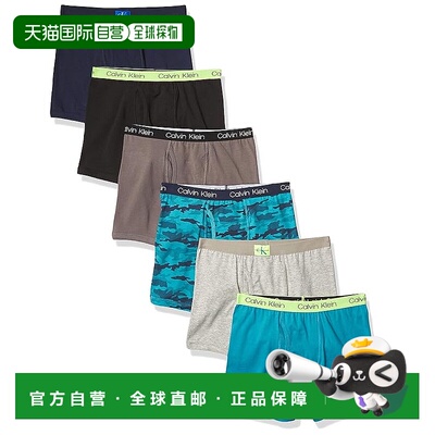 1h可退 香港直邮潮奢 Calvin Klein 卡尔文 克莱恩 男童 Underwea