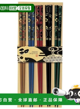 【日本直邮】Kawai卡瓦依 日本防滑竹筷子 5 套 22.5cm 25971