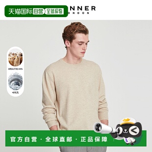 纯羊绒可机洗圆领套头针织衫 欧洲直邮DENNER 男士 冬季 CASHMERE