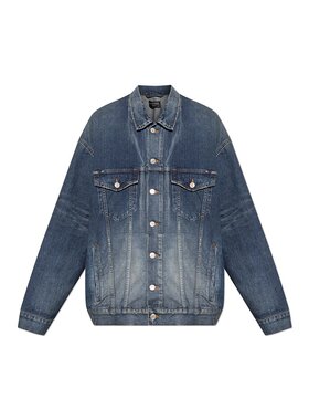 BALENCIAGA 女士西服 738738TRWA73020 SS2025 蓝色