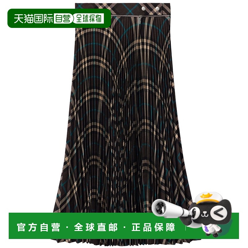 1h可退 香港直邮BURBERRY 女士半身裙 8093010C1213 AW2024 黑色