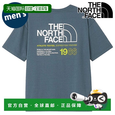 日本直邮THE NORTH FACE 男士短袖 ES 66 Logo 宽版T恤 [NT32597-
