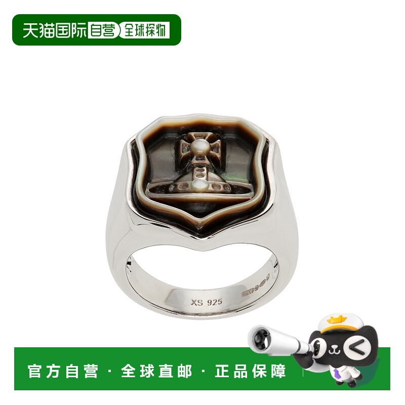 1h可退 香港直邮VIVIENNE WESTWOOD 男士戒指 6404018K01P244AW25