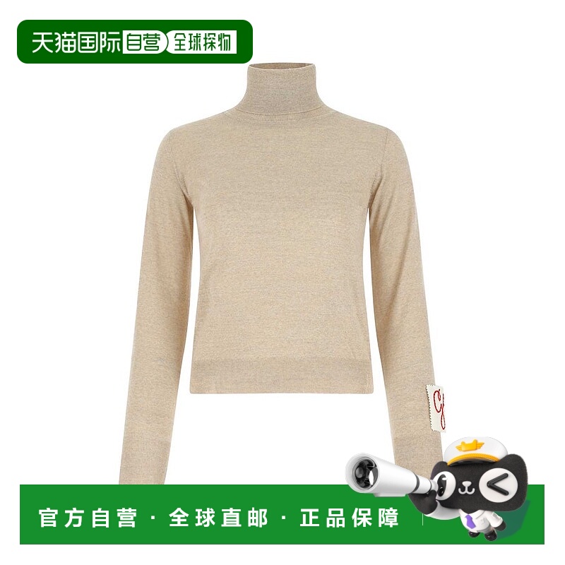 1h可退 香港直邮潮奢 GOLDEN GOOSE 女士 仿旧高领毛衣 GWP00953P