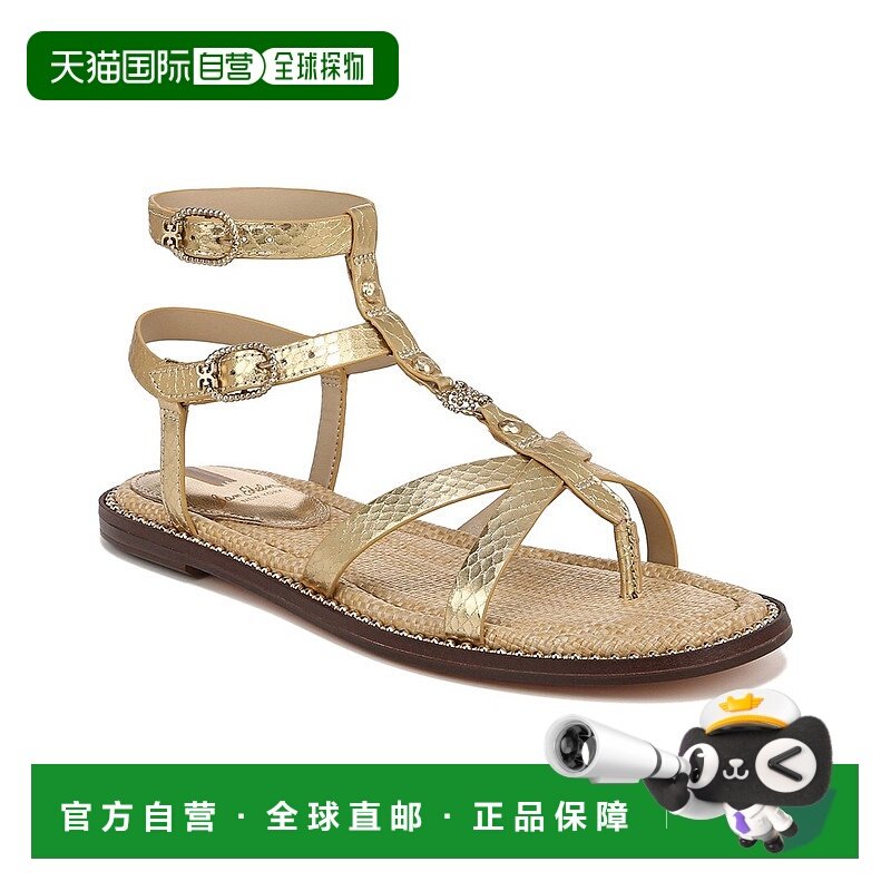 自营 Sam Edelman Talya 凉鞋 - 金色 美国奥莱直发新款