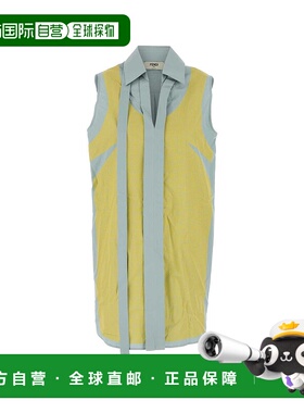 香港直邮FENDI 女士连衣裙 FDD112ARU3F08S8 SS2024 绿色