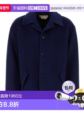 1h可退 香港直邮Marni 玛尼 男士 单排扣休闲夹克 TUMU0090U1UTWA