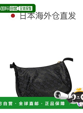 日本直邮GHERARDINI 女士单肩包GHB0117 EXCAL黑色奢华时尚斜挎可