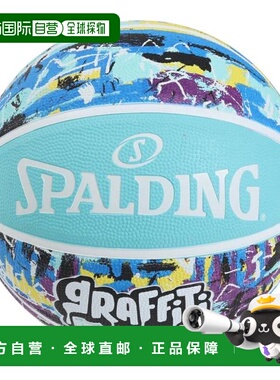 日本直邮SPALDING 篮球7号球 涂鸦款 [84-373Z(Men’s)] 蓝色