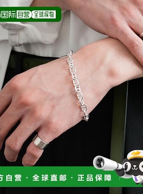 1h可退 日本直邮Rocky Monroe 马甲式锚链银手链叠戴链条配饰