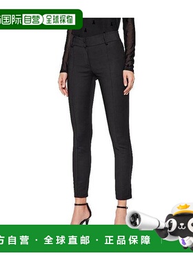 香港直邮Patrizia Pepe 黑色插袋喇叭裤休闲裤西装裤 CPA368AQ39