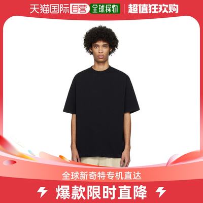 香港直邮潮奢 RÓhe 男士黑色 Oversized T 恤