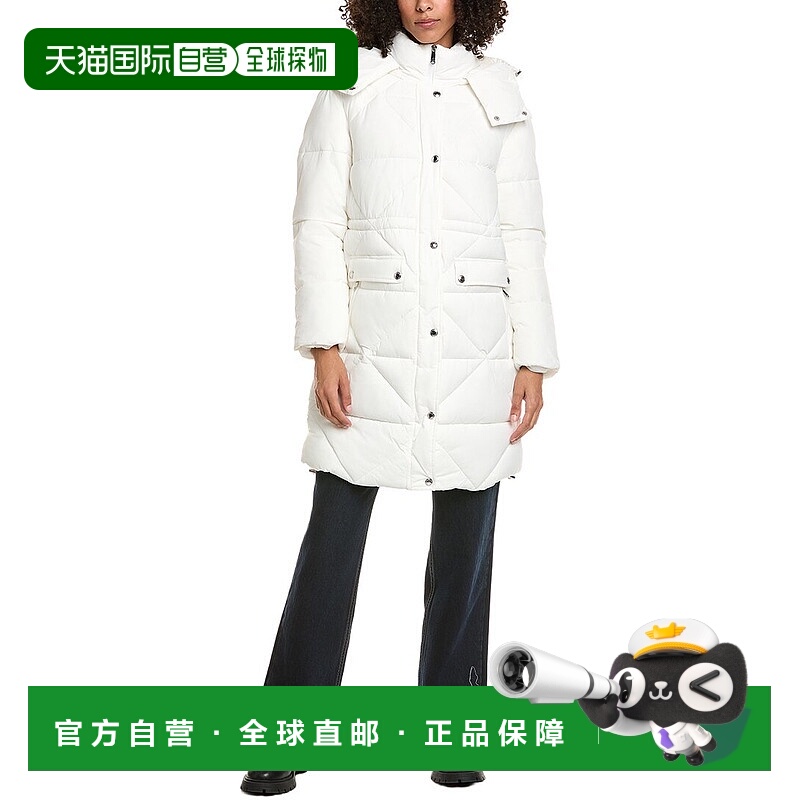 自营Sam Edelman Mixed Quilted Anorak - white 美国奥莱直发