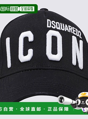 香港直邮DSQUARED2 男士帽子 BCM041205C00001M063 CO 黑色鸭舌帽