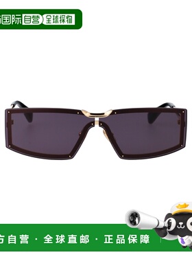 1h可退 香港直邮MaxMara 麦斯玛拉 女士 黑色金属太阳眼镜 MM0118