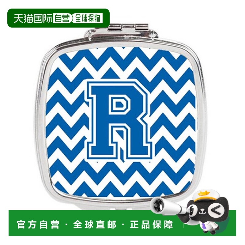 自营 Carolines Treasures CJ1056-RSCM 字母 R 雪佛龙蓝白正品