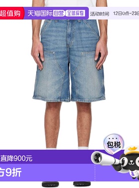 香港直邮CARHARTT WIP 男士 蓝色 OG Aden Double Knee 牛仔短裤