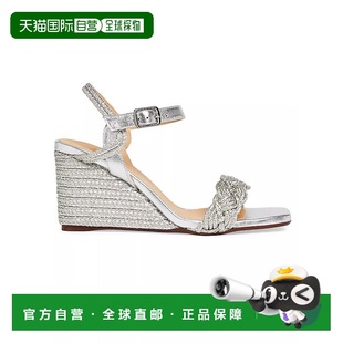 美国直邮 草编坡跟凉鞋 Castañer 90MM Brielle 1h可退