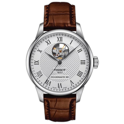 1h可退 【美国直邮】Tissot|天梭 Le Locle Powermatic 80 银色表