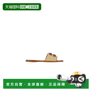 香港直邮Miu 标志细节套脚凉鞋 Miu 女士 5XX644F005 缪缪 1h可退