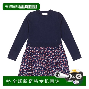 香港直邮潮奢 女童 1h可退 Bonpoint Tayra 羊毛针织连衣裙童装