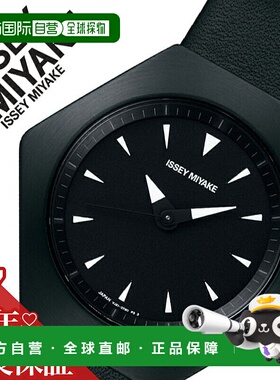 日本直邮ISSEY MIYAKE 手表 ROKU 男女黑色 NYAM004 [人气品牌六]