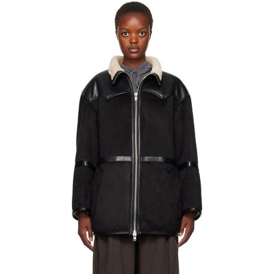 潮奢 Stand Studio 女士 黑色 Rylee 人造毛皮夹克 619679082