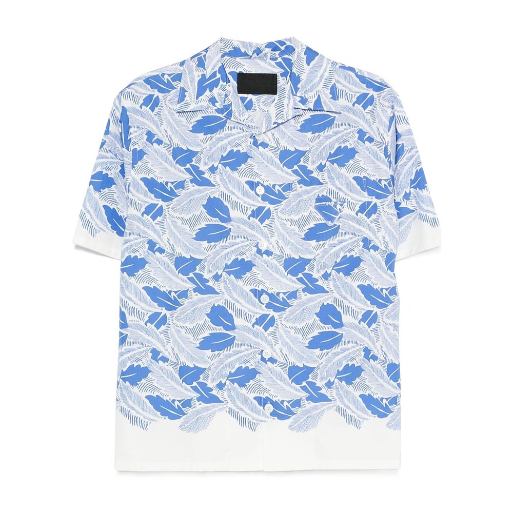 PRADA 男士衬衫 UCS41416YLSUMOF0013 SS2025 蓝色