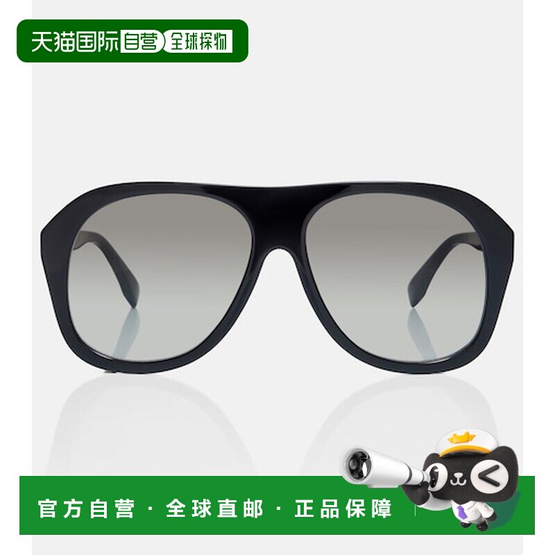 香港直邮Fendi 芬迪 女士 Baguette 太阳眼镜配饰飞行员