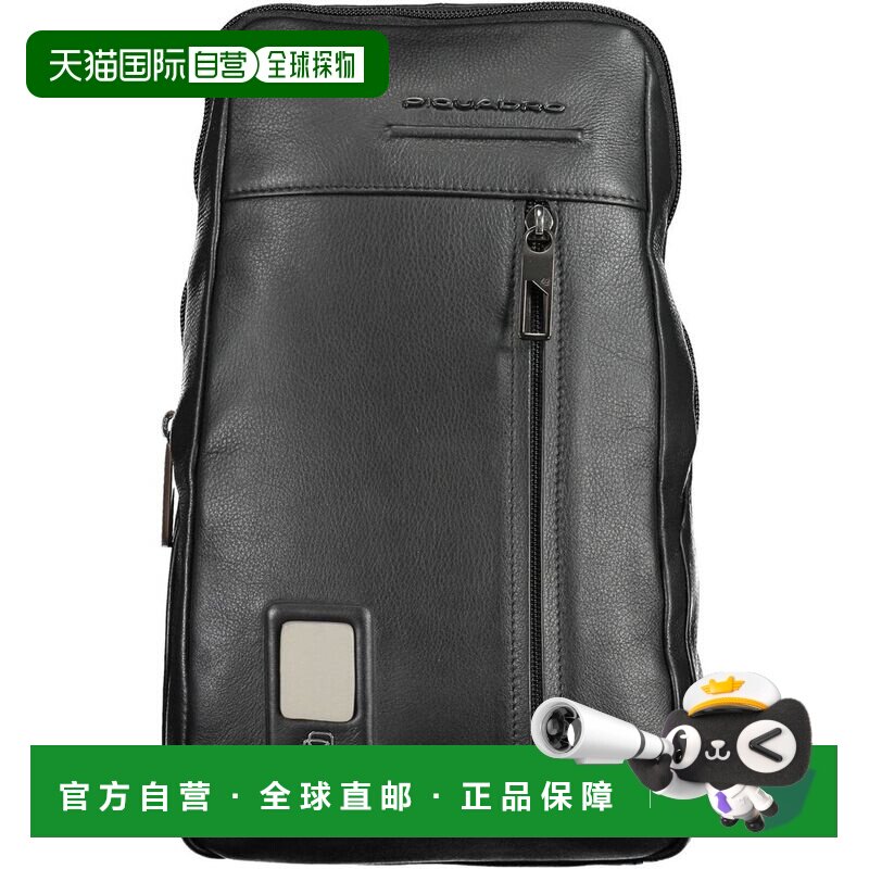自营Piquadro Leather Mens Shoulder Men's Bag - black 美国奥图片