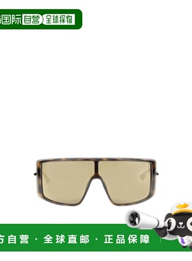 1h可退 香港直邮ALEXANDER MCQUEEN 25FW T 型遮阳太阳镜 Women