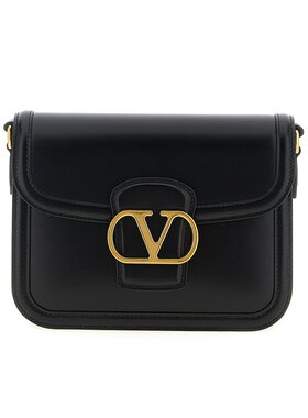 VALENTINO 女士单肩包 WB0R46UHF0NO SS2025 黑色 Vlogo单肩包