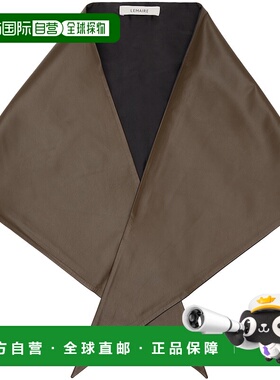 1h可退 香港直邮潮奢 Lemaire 女士 卡其色 Large Leather Triang