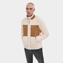 【美国直邮】UGG|UGGKeane全拉链夹克-男款皮夹克毛绒羊毛