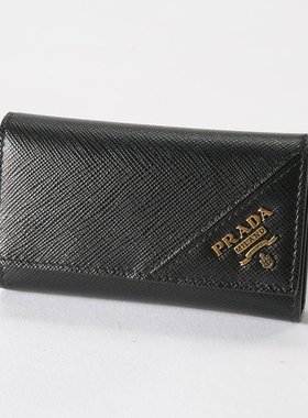 日本直邮普拉达 PRADA SAF.METAL 6 钥匙包/NERO1 2PG222-QME