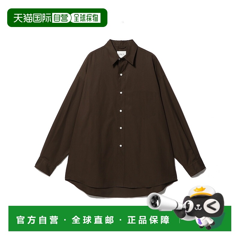 1h可退 日本直邮UNUS 女装 全棉 普通领衬衫 5214010080069长袖