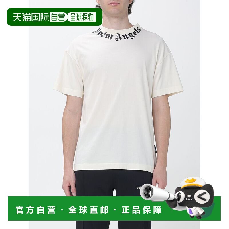 香港直邮PALM ANGELS 男士T恤 PAMAA01F26JR01OFFWHITE AW2026图片