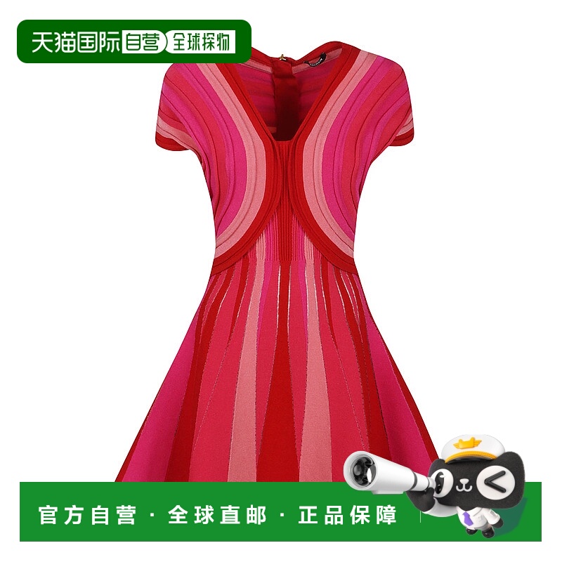 香港直邮Balmain V领连衣裙 EF0R7144KI41