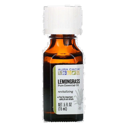 香港直邮Aura Cacia,全精油，柠檬草，0.5 液量盎司（15 毫正品