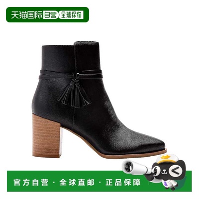 自营Jack Rogers Timber Tassel Bootie Leather Black  141231BT
