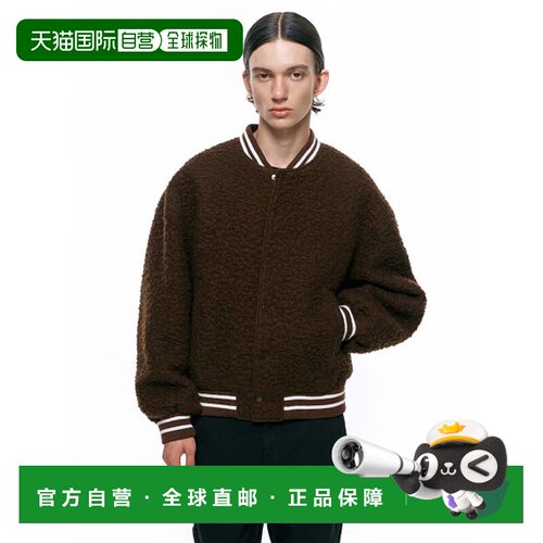 韩国直邮INSILENCE设计师款通用日常休闲宽松时尚棉服IM2C4JP11BR