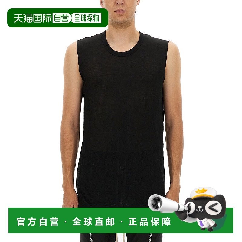 1h可退 香港直邮RICK OWENS 男士衬衫 RU02E1151UC09 AW2025 黑色