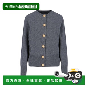 香港直邮BALMAIN 女士外套 GF1KL270KI879AY SS2026 灰色 Cardiga