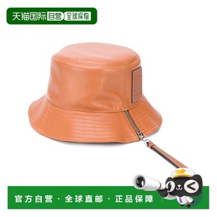 1h可退 香港直邮潮奢 LOEWE 罗意威 女士 皮革棕色帽子 11210010